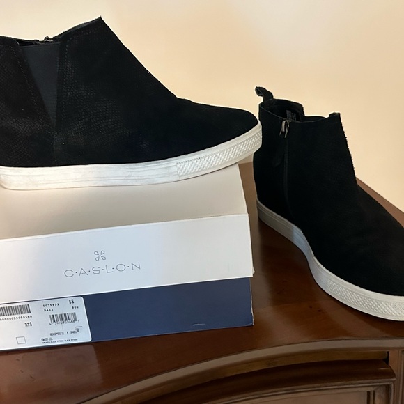 Caslon Black Aidy water resistant wedge sneakers with box. - Picture 2 of 6
